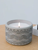 led wax candle light